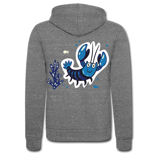 Chaqueta con capucha Tri-Blend unisex de Bella + Canvas"sugar" - grey tri-blend