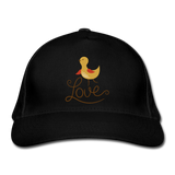 Gorra de béisbol ecológica"little bird" - black