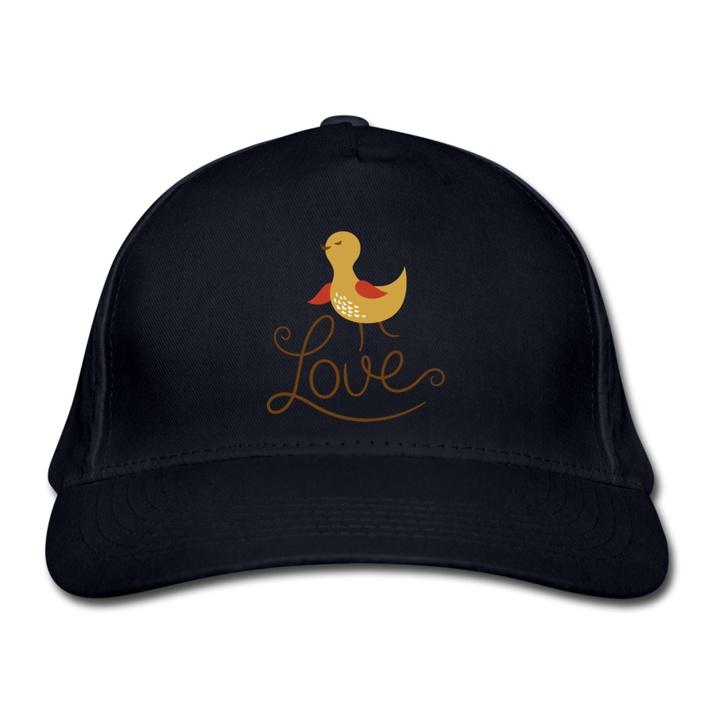 Gorra de béisbol ecológica"little bird" - navy
