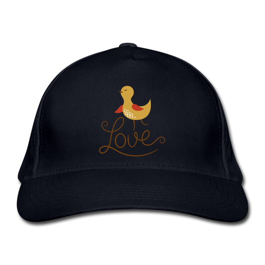 Gorra de béisbol ecológica"little bird" - navy