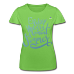 Camiseta de Fruit of the Loom"enjoy every moment of summer" - light green