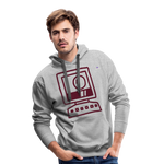 Sudadera con capucha premium"computer" - heather grey