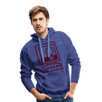 Sudadera con capucha premium"computer" - royal blue