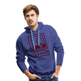 Sudadera con capucha premium"computer" - royal blue