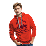 Sudadera con capucha premium"computer" - red