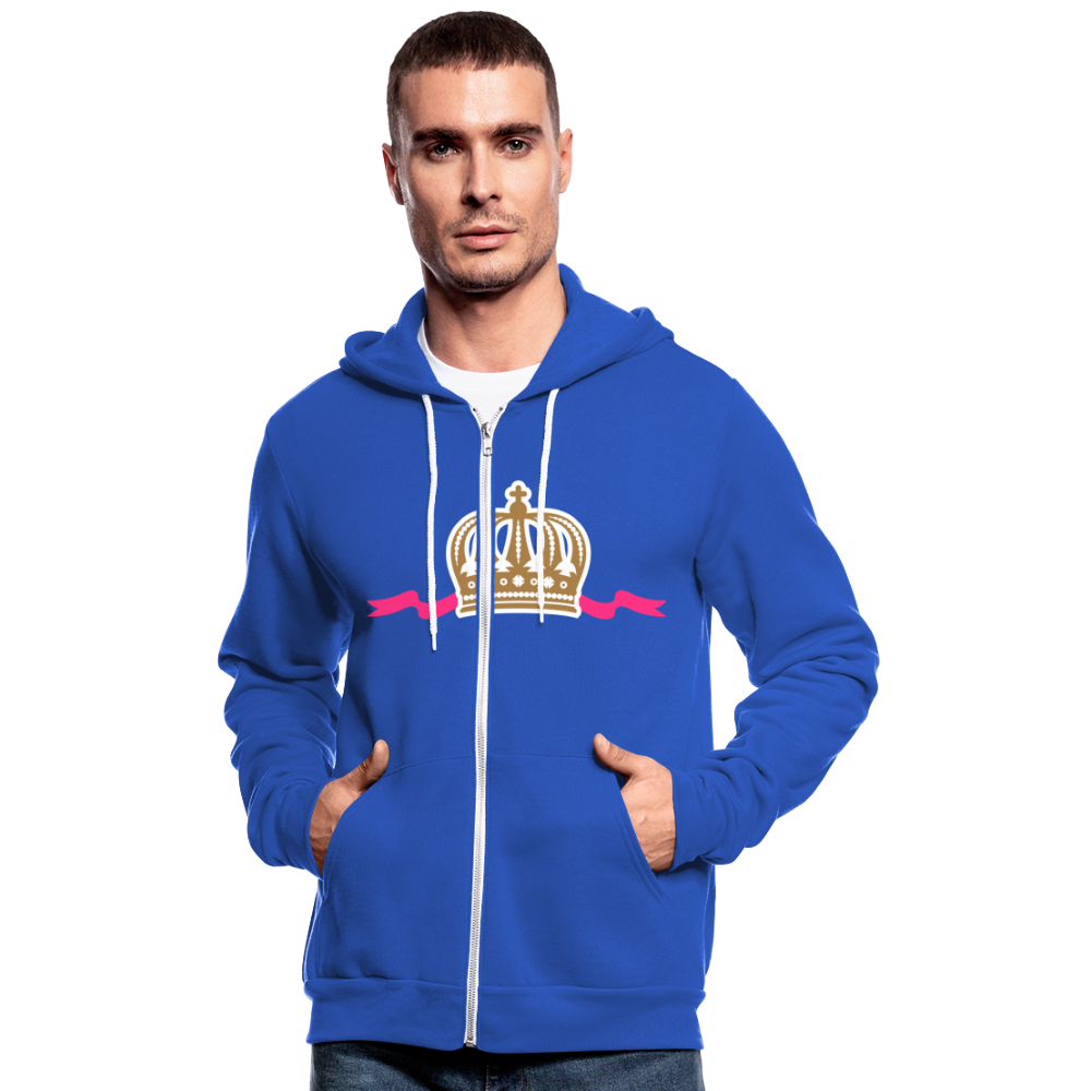 Nuestra chaqueta con capucha de Bella + Canvas"Crown" - royal blue