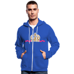 Nuestra chaqueta con capucha de Bella + Canvas"Crown" - royal blue