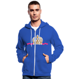 Nuestra chaqueta con capucha de Bella + Canvas"Crown" - royal blue