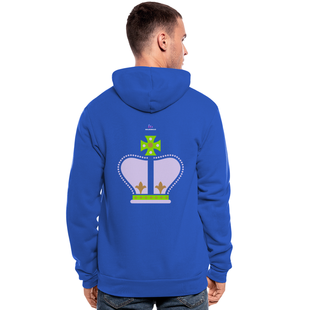 Nuestra chaqueta con capucha de Bella + Canvas"Crown" - royal blue