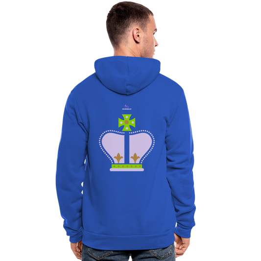 Nuestra chaqueta con capucha de Bella + Canvas"Crown" - royal blue