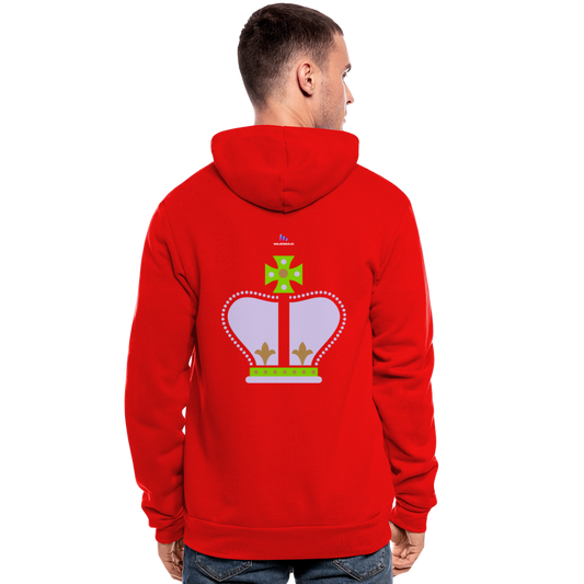 Nuestra chaqueta con capucha de Bella + Canvas"Crown" - classic red