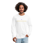 Camiseta de manga larga premium"line" - white