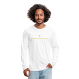 Camiseta de manga larga premium"line" - white