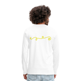 Camiseta de manga larga premium"line" - white