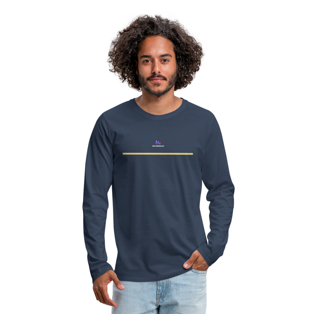 Camiseta de manga larga premium"line" - navy
