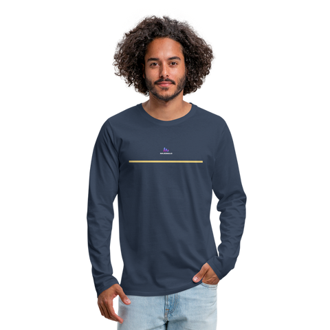 Camiseta de manga larga premium"line" - navy