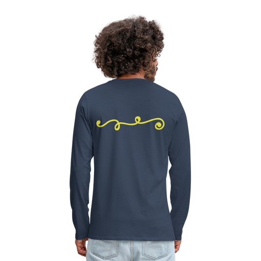 Camiseta de manga larga premium"line" - navy