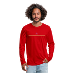 Camiseta de manga larga premium"line" - red