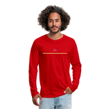 Camiseta de manga larga premium"line" - red