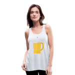 Ligerísima camiseta de tirantes"glass of beer" - white