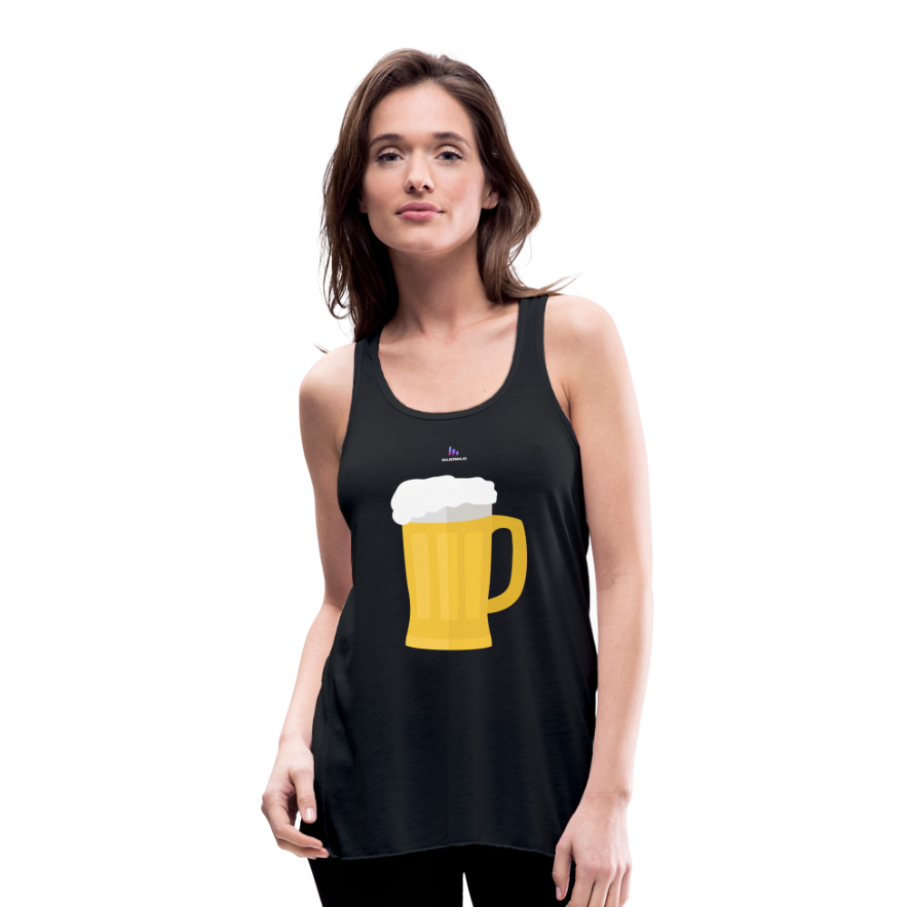 Ligerísima camiseta de tirantes"glass of beer" - black