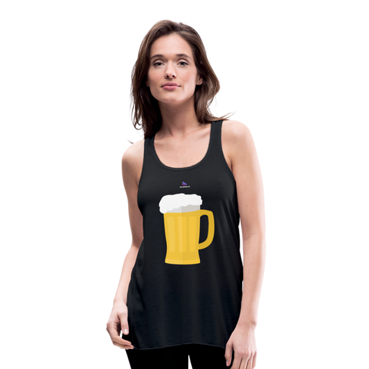 Ligerísima camiseta de tirantes"glass of beer" - black