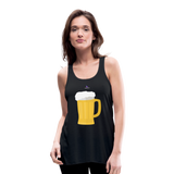 Ligerísima camiseta de tirantes"glass of beer" - black