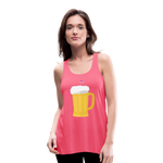 Ligerísima camiseta de tirantes"glass of beer" - neon pink