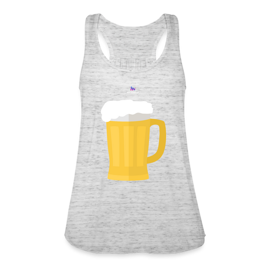 Ligerísima camiseta de tirantes"glass of beer" - heather grey