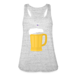 Ligerísima camiseta de tirantes"glass of beer" - heather grey