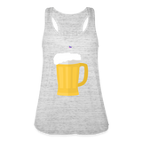 Ligerísima camiseta de tirantes"glass of beer" - heather grey