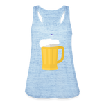 Ligerísima camiseta de tirantes"glass of beer" - heather blue