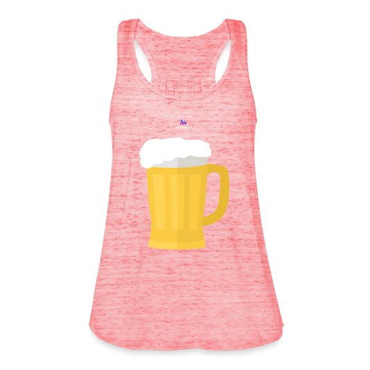 Ligerísima camiseta de tirantes"glass of beer" - heather red