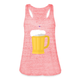 Ligerísima camiseta de tirantes"glass of beer" - heather red