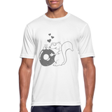 Camiseta transpirable"Donut Love" - white