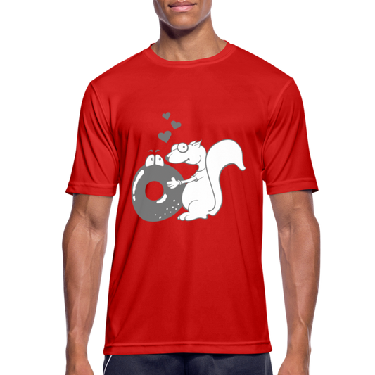 Camiseta transpirable"Donut Love" - red