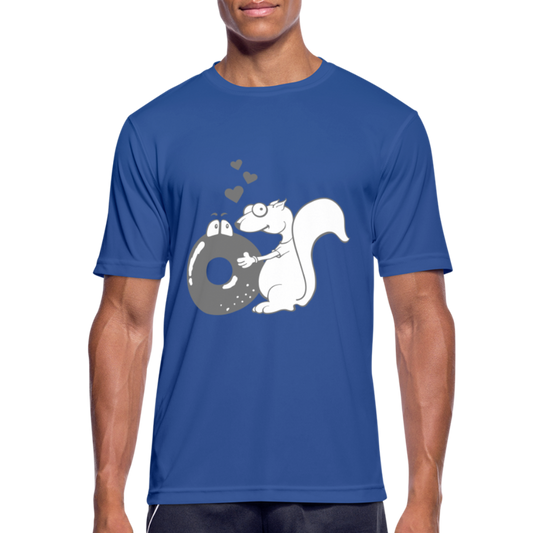 Camiseta transpirable"Donut Love" - royal blue