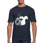 Camiseta transpirable"Donut Love" - dark navy