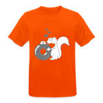 Camiseta transpirable"Donut Love" - neon orange