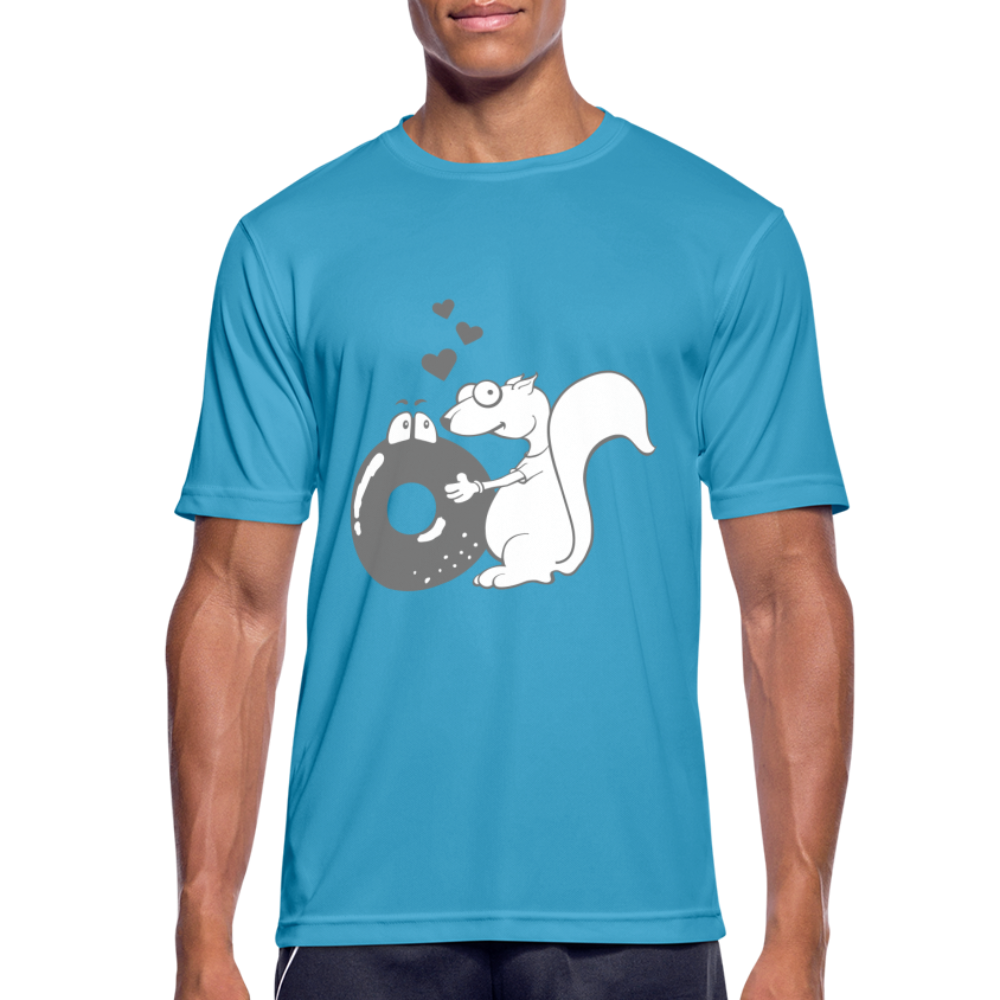Camiseta transpirable"Donut Love" - sapphire blue