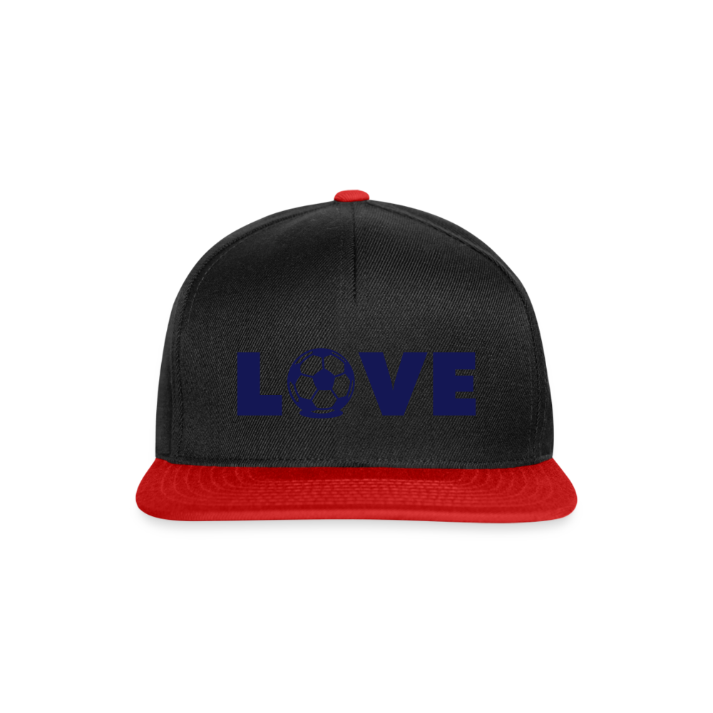 Gorra Snapback"Love Football" - black/red