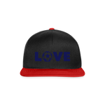 Gorra Snapback"Love Football" - black/red