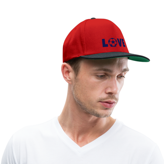 Gorra Snapback"Love Football" - red/black