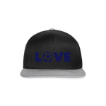 Gorra Snapback"Love Football" - black/grey