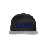 Gorra Snapback"Love Football" - black/grey