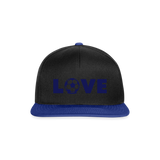 Gorra Snapback"Love Football" - black/bright royal