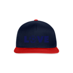 Gorra Snapback"Love Football" - navy/red