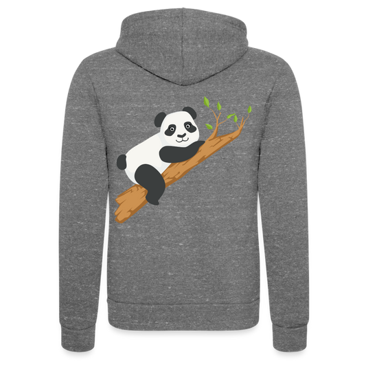 Chaqueta con capucha Tri-Blend unisex de Bella + Canvas"teddy" - grey tri-blend