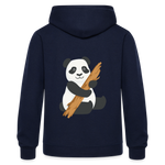 Chaqueta con capucha de alto gramaje"Cute Panda wood" - navy