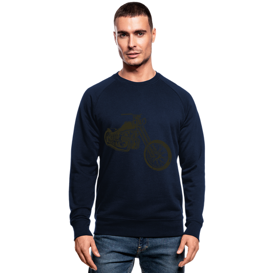 Sudadera ecológica de Stanley & Stella"born free choppers" - navy